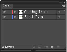 Print Data & Cutting Line